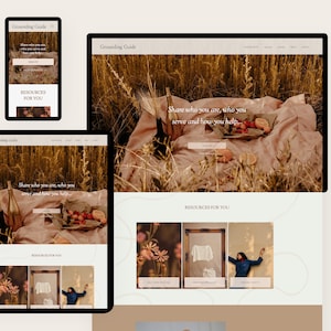 Showit Website Template for Coaches Author Website Template Website Template Blog Website Template for Life Coaches and Spiritual Guides