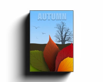 Autumn Has Arrived-Canvas Wrapped