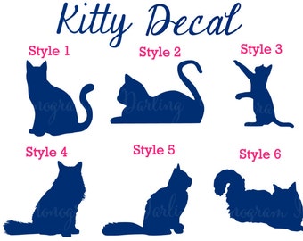 Cat Decal - Personalization Available!