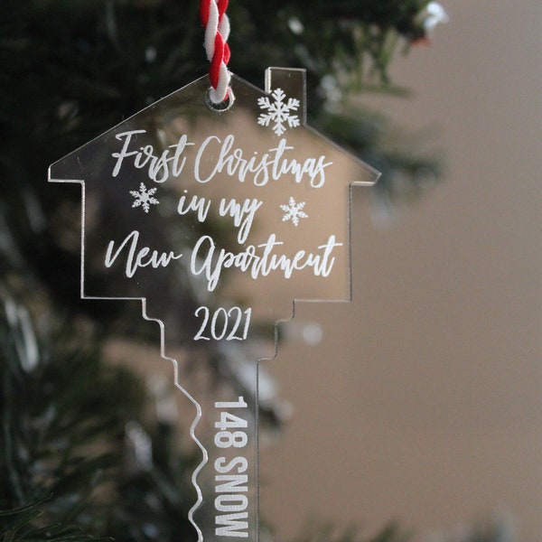 Personalized New Apartment Ornament | First Christmas in my New Apartment Ornament | New home Ornament | First Home Ornament | FREE SHIPPING