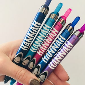 Personalized Pen Name Vinyl Decal: Custom Stationery Sticker - Waterproof and Permanent Vinyl