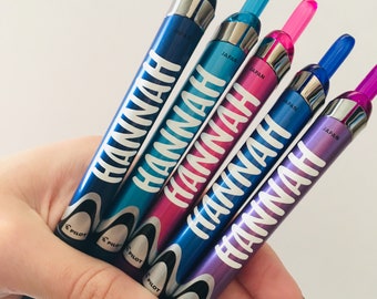 Personalized Pen Name Vinyl Decal: Custom Stationery Sticker - Waterproof and Permanent Vinyl