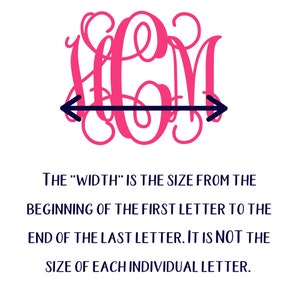 Monogram Sticker Decal many styles, colors, and uses image 4