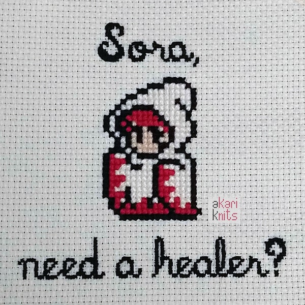 Final Fantasy - White Mage > Donald - Cross Stitch Pattern Instant Download