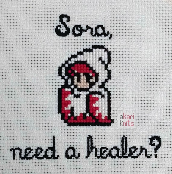 Final Fantasy White Mage Donald Cross Stitch Pattern Etsy