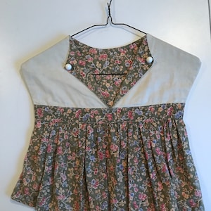 Wash Day Helper! Vintage Handsewn Laundry Clothes Pin, Toy, Hair Roller Holder Dress Bag