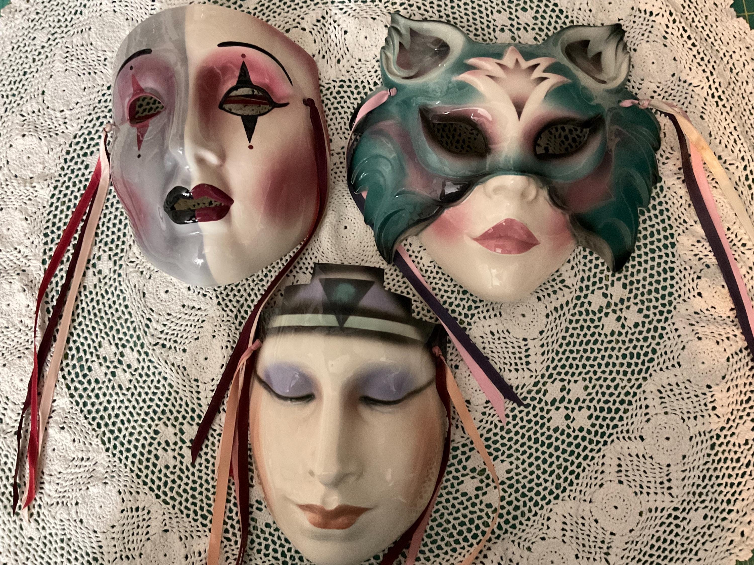 Vintage ceramic mask - Etsy 日本