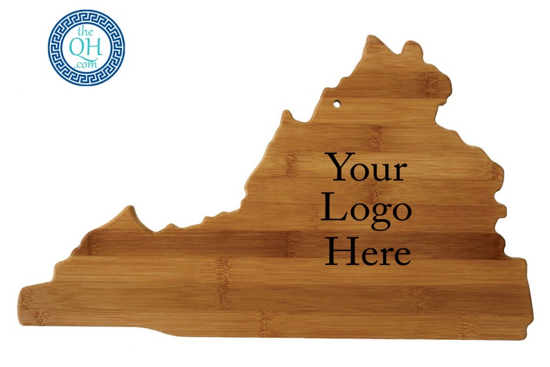 10 Virginia Personalized Cutting Boards Custom Engraved Corporate Logo Company Customer Appreciation Employee Performance Loyalty Award Gift