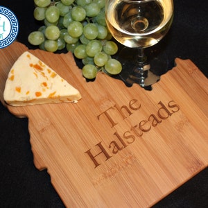 Idaho State Shaped Cutting Board Personalized Wedding Housewarming New Home Moving Hostess Graduation Host Closing Unique Gift