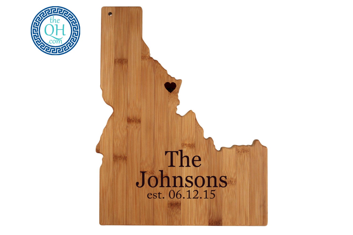 Idaho, Home State Engrave, Bamboo Cutting Board, Small, Housewarming,  Hostess Gift — RusticOrchid