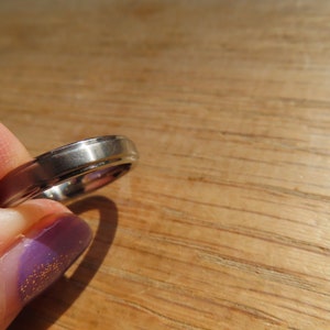 1980&#39;s Titanium Metal Ring - UK Size &#39;N&#39;