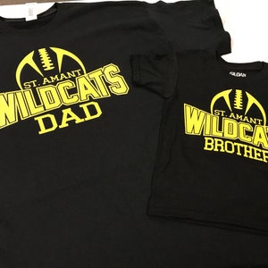 Football Dad Shirt. Football Brother Shirt. Football Shirt. Game Day Shirt. Football Team Shirt. Football Spirit Shirt Custom Football Shirt
