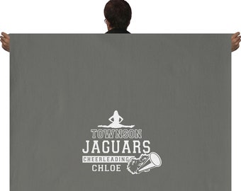 Cheerleading Blanket. Custom Cheerleading Blanket. Cheerleader Blanket. Cheerleading Team Blanket. Cheerleading Gift. Spirit Blanket.