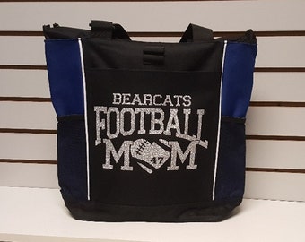 Football Mom Tote. Football Tote. Football Team Tote. Team Football Tote. Football Bag. Football Team Bag. Mascot Tote. Sports Mom Tote.