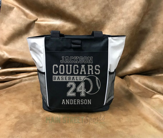 Baseball Tote Bag. Baseball Mom Tote. Baseball Bag. Baseball Tote Bag for Mom. Custom Baseball Tote Bag. Baseball Shoulder Bag. Zipper Tote.