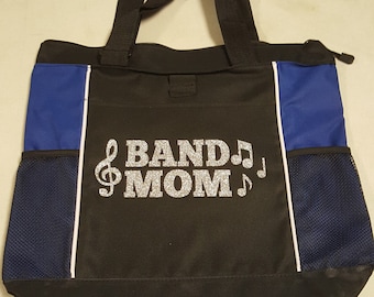 Band Mom Bag. Band Mom Tote. Marching Band Bag. Custom Band Bag. Custom Band Mom Tote Bag. Band Mom Gift. Custom Tote Bag for Mom. Mom Bag.