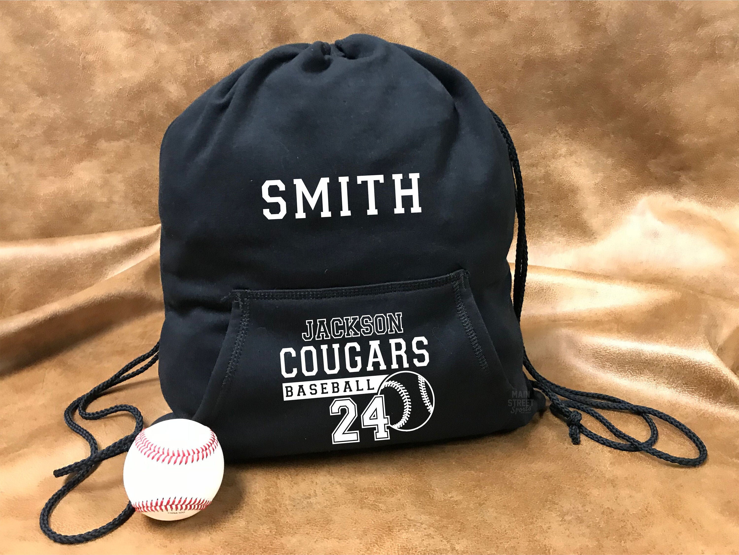 Personalized baseball backpack cheap
