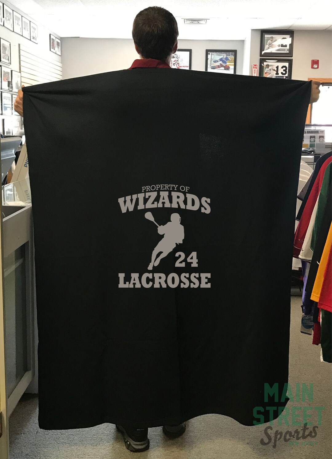 CUSTOM LACROSSE BLANKET. Lacrosse Blanket. Team Lacrosse Etsy