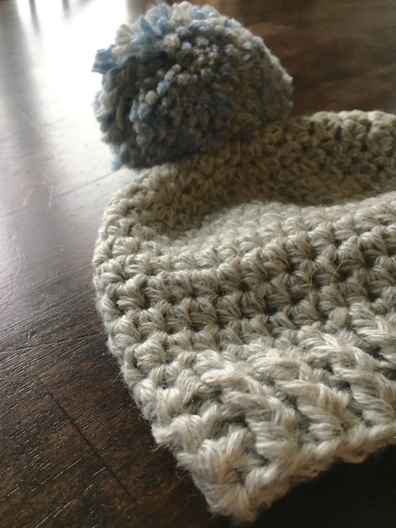 gray stocking cap