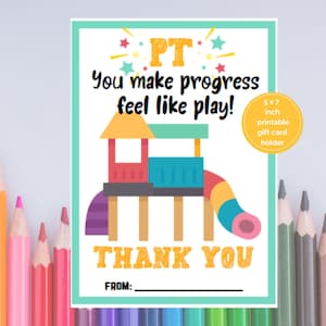 PT Gift Card Holder, PT Gift Card, Physical Therapist Gift, Gift for Pt, PT, Physical Therapist Gift Card, Printable Physical Therapist Gift