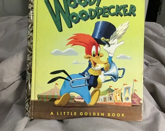 Walter Lantz -  Woody Woodpecker Joins the Circus (A Little Golden Book) Hardcover – January 1, 1952