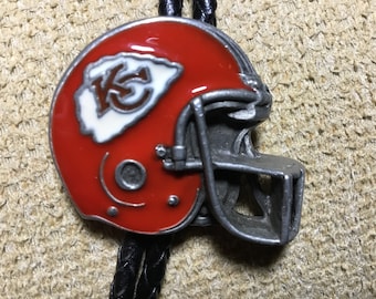 1993 Kansas City Chiefs Pewter Bolo Tie, NFL AFC West Champions
