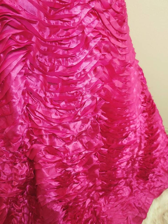 Royal Queen Collection pink mermaid trumpet ruffle sa… - Gem