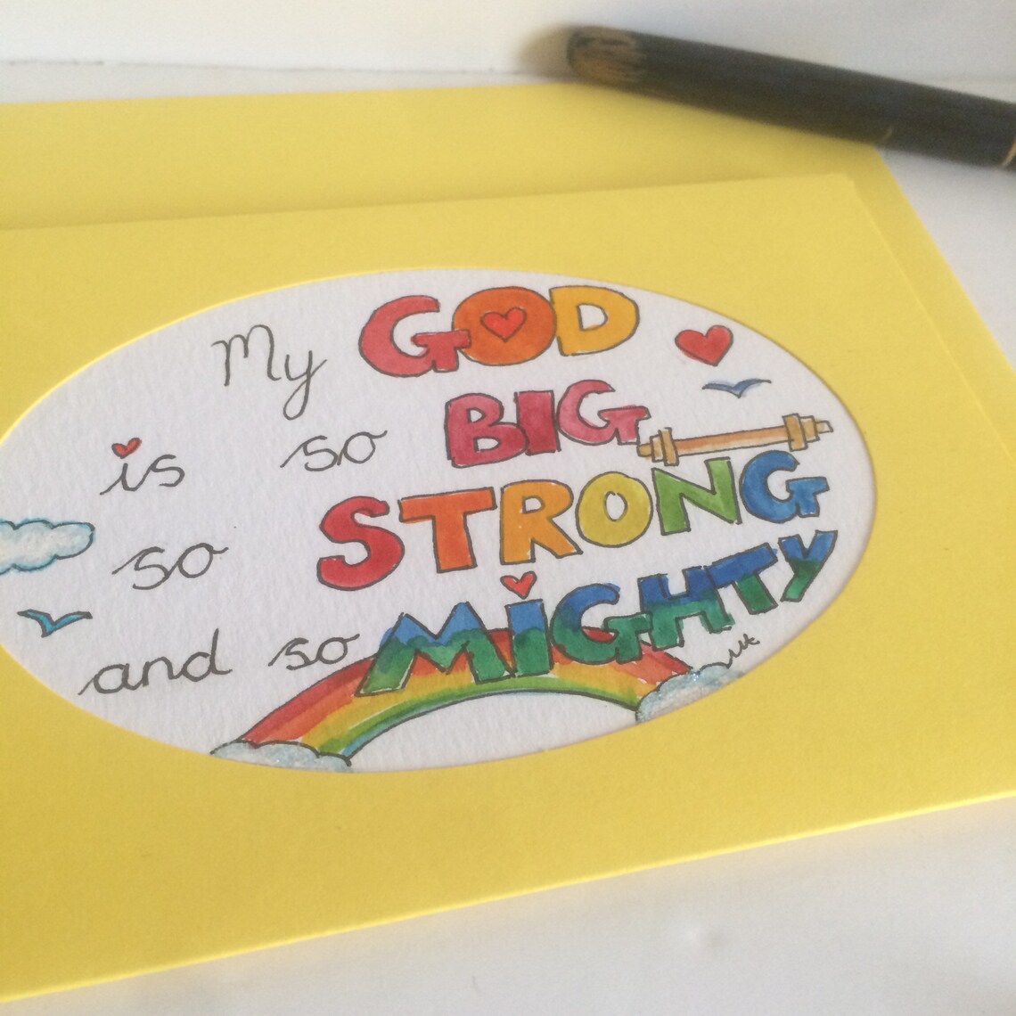 My God Is So Strong And So Mighty My God is so Big so Strong and so Mighty Bible Song Lyric - Etsy UK