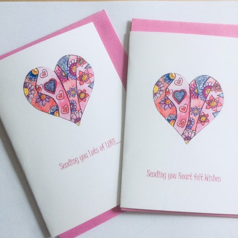 LOVE Anniversary card,Heart of Love Card Love Heart Card Mother/'s Day Card