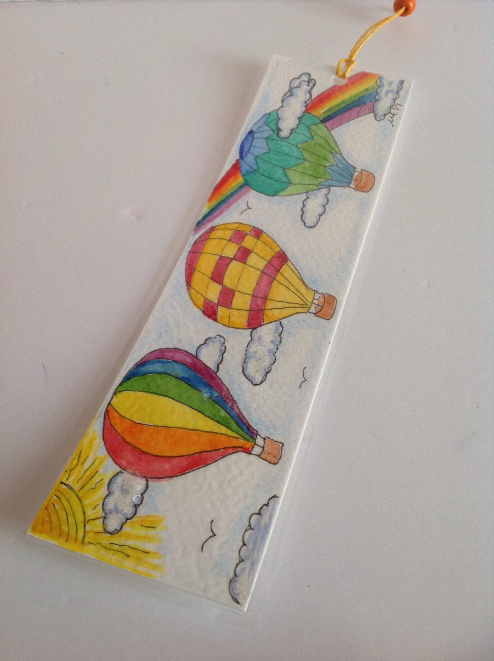 Air Balloon Bookmark Air Balloon Lovers bookmark Bon Voyage - Etsy Italia