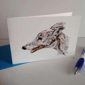 Carte Greyhound, format A6.