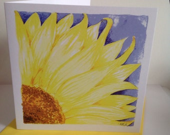 Sunflower card