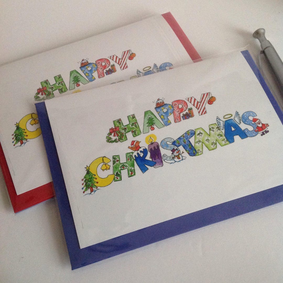 20 Homemade Christmas Cards for Kids to Make - HOAWG