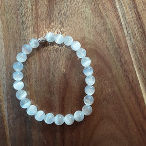 Selenite bracelet- 6mm