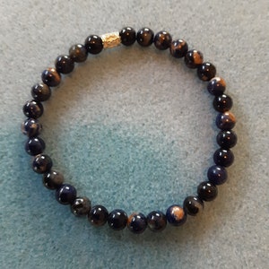 Brazilian Orange Sodalite  6mm stretch bracelet