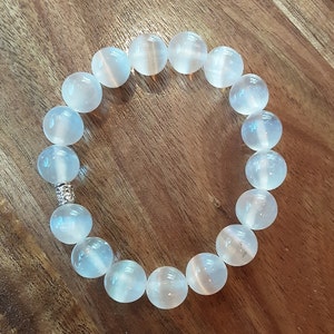 Selenite Crystal Bracelet | 10mm