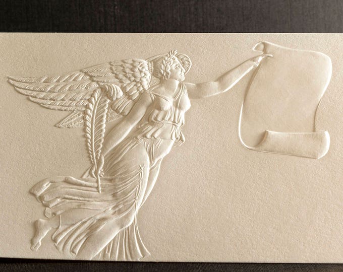 8 Angel Cards.  Christmas Angel. Set of cards White Christmas cards. New beginnings card. Blank inside.