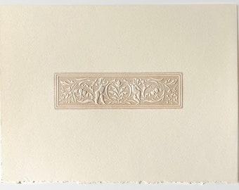 6 Ornamental Embossed Angels card. Christmas Angels card. Cherubs with Fanfares card. Set of 6 cardsand envelopes. Blank inside.