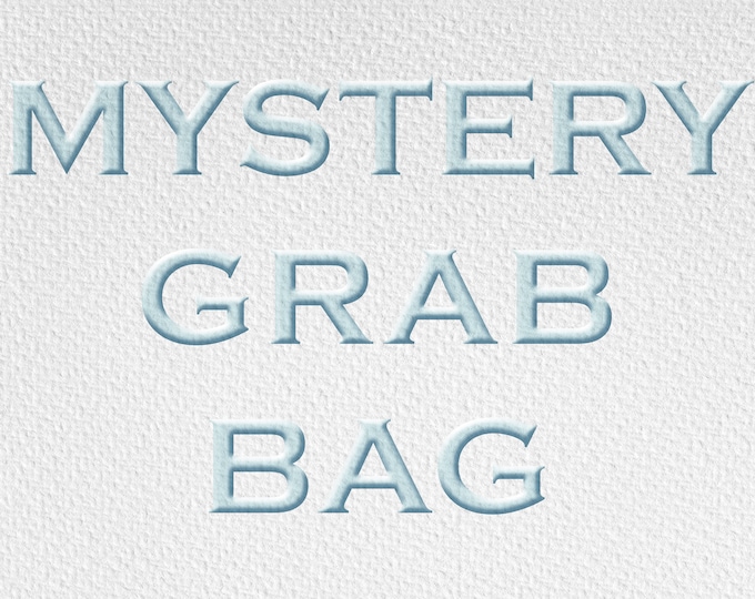 Mystery Grab Bag. Embossed Card Set. Assorted cards. Surprise 6 Card Pack.Stationery Bundle Box Sale.