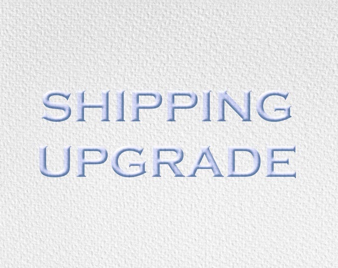 Shipping Upgrade