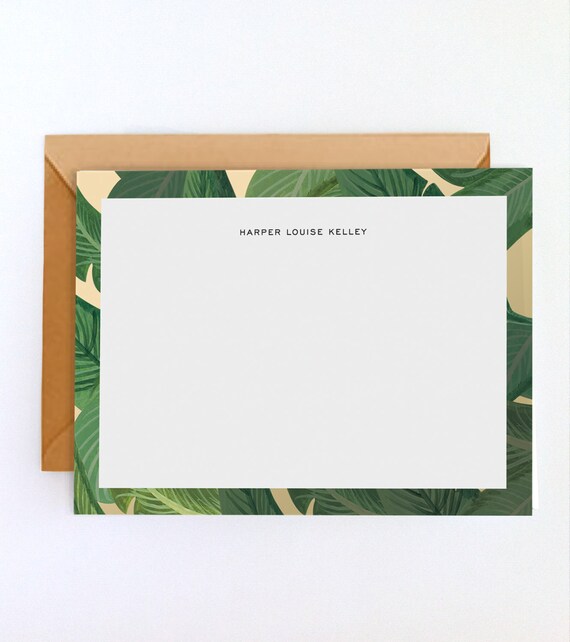 Beverly Hills Palms Custom Stationery Set Etsy