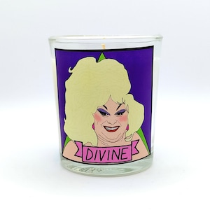 Divine Glass Votive Candle // LGBTQ Altar Candle