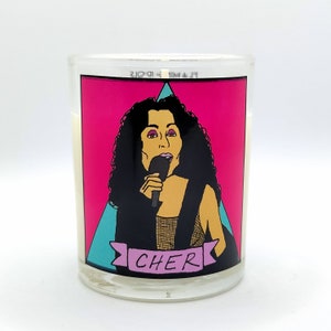 Cher Glass Votive Candle // LGBTQ Altar Candle