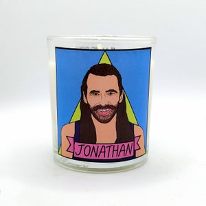 Jonathan Van Ness Glas Votivkerze // LGBTQ Altarkerze
