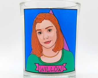 Willow Rosenberg Glass Votive Candle // LGBTQ Altar Candle