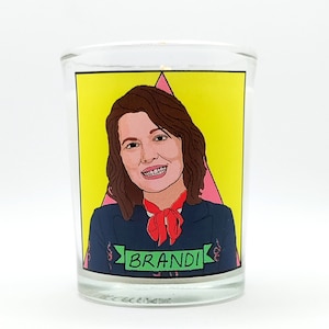 Brandi Carlile Glass Votive Candle // LGBTQ Altar Candle