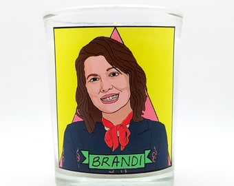 Brandi Carlile Glass Votive Candle // LGBTQ Altar Candle