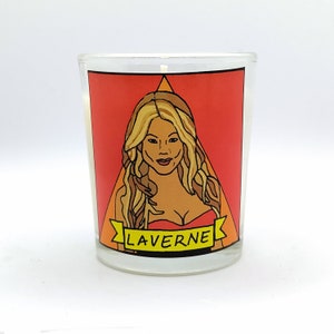 Laverne Cox Glass Votive Candle // LGBTQ Altar Candle