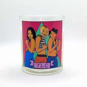TLC Glass Votive Candle // LGBTQ Altar Candle