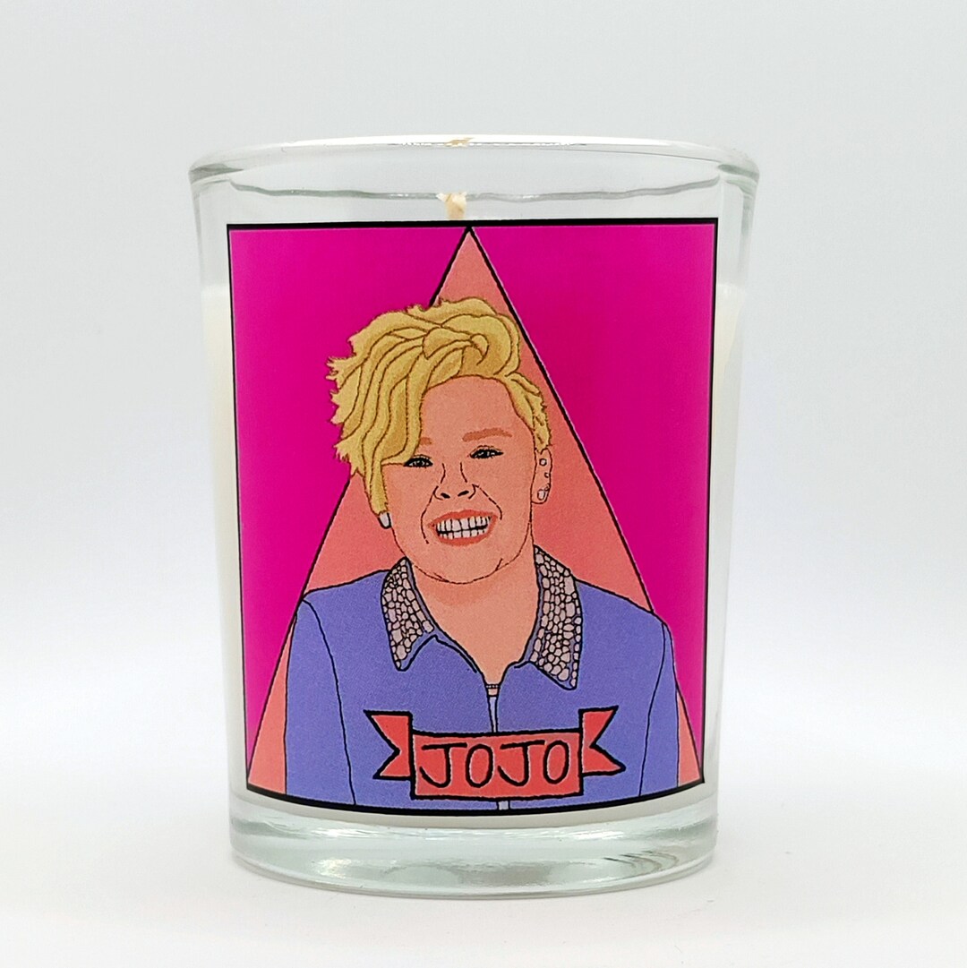 Jojo Siwa Glass Votive Candle // LGBTQ Altar Candle Etsy